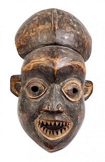 A Bamum Wood Mask, CAMEROON,
