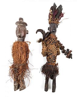 A Collection of Two Yaka Style Figures