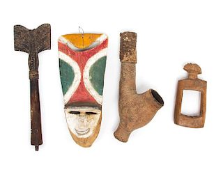 A Group of Four African Items