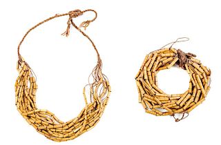Two Australian Necklaces, FIRST HALF OF 20TH CENTURY,
