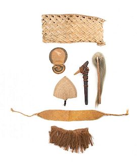 A Group of Seven Oceanic Items, FIRST HALF 20TH CENTURY