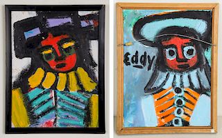 Eddy Mumma (1908-1986) Double Sided Painting