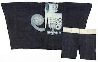 West African Chief's Robe and Pants, Mid 20th C.