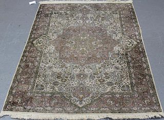 Vintage Finely Woven Handmade Carpet.