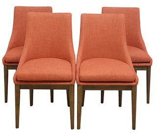 (4) CONTEMPORARY UPHOLSTERED DINING CHAIRS