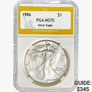 1986 Silver Eagle PGA MS70 