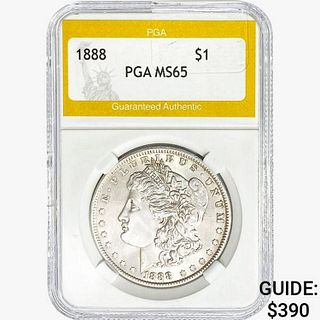 1888 Morgan Silver Dollar PGA MS65 