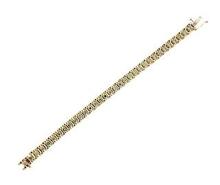 14k Gold Diamond Bracelet