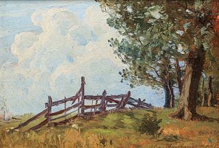 Alexis Jean Fournier (1865-1948) Impressionist Landscape c1903