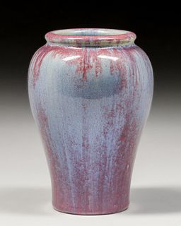 Fulper Pottery Matte Purple "Wisteria" Vase c1910s