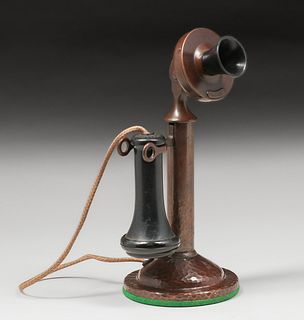 Roycroft Antique Hammered Copper Telephone c1913