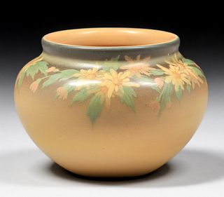 Rookwood Pottery Lenore Asbury Floral Mat Vase 1926