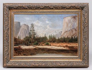 William Alexander Coulter (1849-1936) Yosemite Valley c1880s