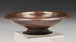 Roycroft Hammered Copper Fuit Bowl c1920s