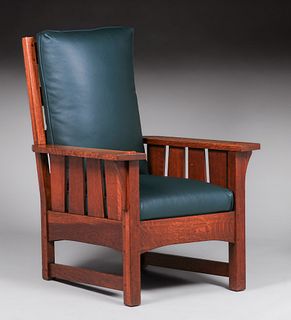 Knaus Furniture Co - Constantia, NY Slatted Armchair c1910