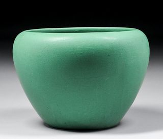 Weller Pottery Matte Green Jardiniere c1910