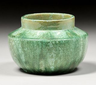 Fulper Pottery Cucumber Green Vase c1915
