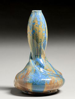Pierrefonds French Crystalline Vase c1910