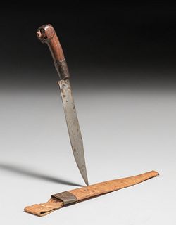 Antique Hand-Carved Knife c1800s