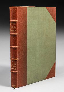 Roycroft Book "Life Lessons" Alice Hubbard" 1909