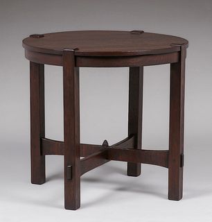 Early Gustav Stickley #440 Lamp Table c1902