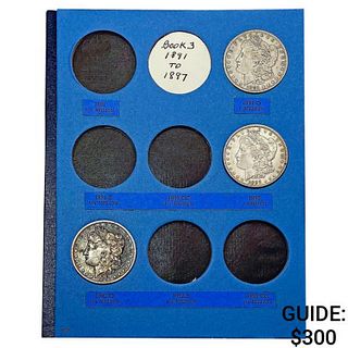 1891-1892 Morgan Silver Dollar Set [3 Coins]