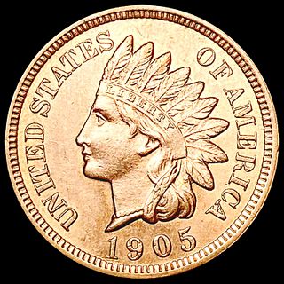 1905 RED Indian Head Cent CHOICE BU