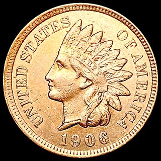 1906 RED Indian Head Cent UNCIRCULATED
