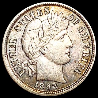 1892 Barber Dime CLOSELY UNCIRCULATED