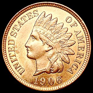 1906 RED Indian Head Cent UNCIRCULATED