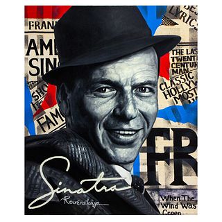 Nastya Rovenskaya- Original Oil on Canvas "Sinatra"