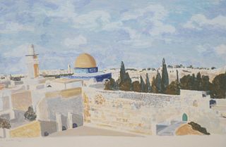Avner Moriah- Limited Edition Lithograph "Jerusalem "