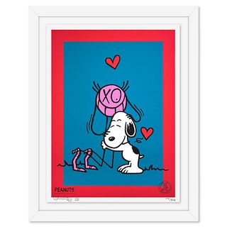Mr. Andre (Andre Saraiva), "Mr. A Loves Snoopy" Framed Limited Edition Silkscreen, Numbered and Hand Signed with Certificate of Authenticity.