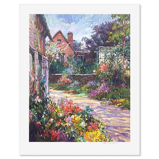 Henri Plisson (1933-2006), "Chichester Garden" Limited Edition Serigraph, Numbered and Hand Signed with Letter of Authenticity