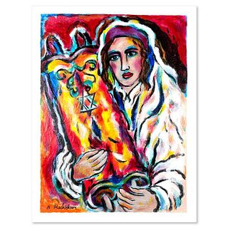 Alex Meilichson, "Yeshive Bachur" Hand Signed, Numbered Limited Edition Serigraph with Letter of Authenticity.