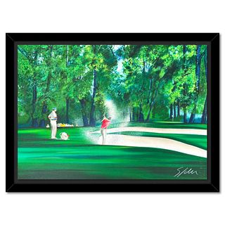 Victor Spahn, "Golf" framed limited edition lithograph, hand signed with Certificate of Authenticity.