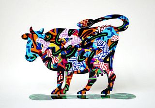 David Gershtein- Free Standing Sculpture "Shalva Cow"