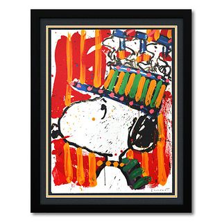 Tom Everhart- Hand Pulled Original Lithograph "Why I Don't Wear Hats"