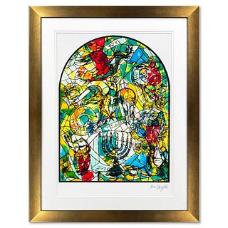 Marc Chagall (1887-1985), "Asher" Framed Limited Edition Serigraph with Certificate of Authenticity.