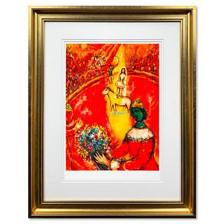 Marc Chagall (1887-1985), "The Circus" Framed Limited Edition Lithograph with Certificate of Authenticity.