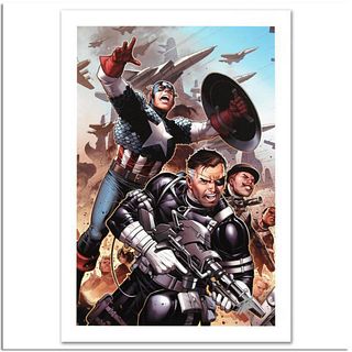 Stan Lee Signed, Marvel Comics "Secret Warriors #18" Limited Edition Canvas 2/99 with Certificate of Authenticity.