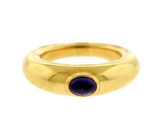 Chaumet Eclipse 18k Gold Amethyst Band Ring
