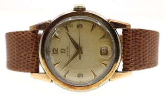 MEN'S 1950 OMEGA AUTOMATIC STAINLESS STEEL WRISTWATCH