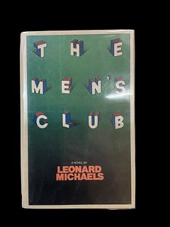 The Men's Club A Novel by Leonard Michaels First Edition 
