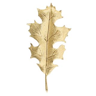 Tiffany & Co 18k Gold Leaf Brooch Pin