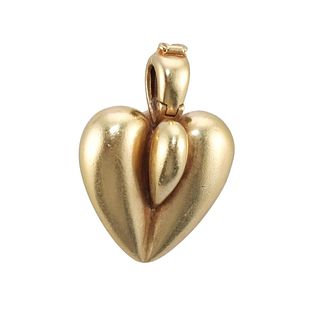 Kieselstein Cord 18k Gold Heart Pendant Enhancer