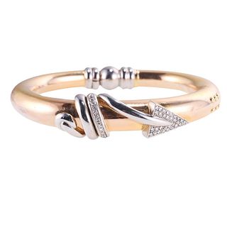 La Nouvelle Bague 18k Gold Diamond Arrow Bracelet