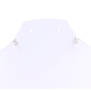 Tiffany & Co Platinum Diamond Stud Earrings