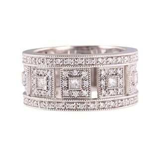 Charriol 18k Gold Diamond Band Ring