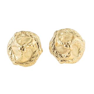 Elizabeth Gage 18k Gold Earrings
